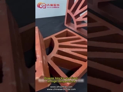 Pişmiş Toprak Kırmızı Kil İçi Boş Tuğlalar Dış Ekran Duvar Esinti Blokları