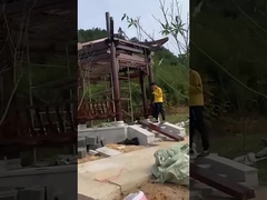 Çitli Suya Dayanıklı Dış Mekan Masif Ahşap Gazebo Köşkü