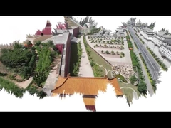 Tapınak Sırlı Kiremit Gazebo Geleneksel Çin Kiremit Kullanın