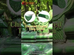 Eski Tapınaklar Keramik Malzemeler Çince Yumuşak ve Parlak Yüzeyli Camlı Çatlaklar