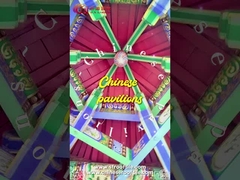 El yapımı Dışarıdaki Ahşap Pergola Çin Pavilyonu Bahçe Altıgen Ahşap Gazebo