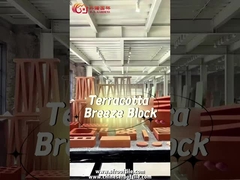 İnşaat Malzemesi Duvar Dekoratif Terakotta Tuğla Boşluk için Havalandırmalı Brise Blok