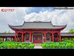 Yeşil Japon Camlı Çatı Kelepçesi Basit Eski Kelepçeli Çatı Evi El yapımı heykel