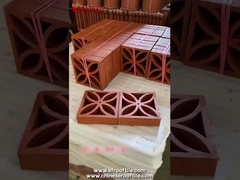 Çitler için delikli tuğlalar