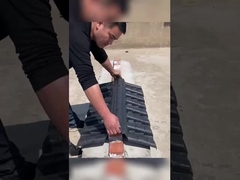 Bahçe duvarı için Çinli geleneksel plastik çatı kiremitleri montajı