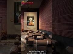 Duvar kaplamaları için havalandırılmış delikli tuğlalar