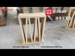 Ev Bahçesi İç Mekan Tasarımı Terrakota Ekran Blok Bej Rengi Oyuk Dekoratif Tuğlalar