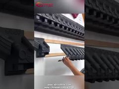 Sırt dekorasyonu ile hafif PP plastik çatı kiremitleri çin geleneksel tarzı