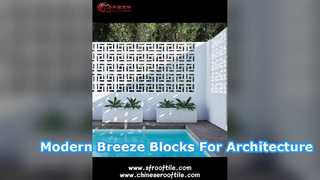 Çarpıcı Mimari için Modern Beton Ekran Blokları