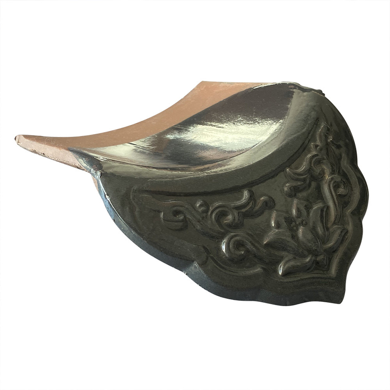 Grafik 180x110mm Gri Camlı Çatı Kelepçeleri Bahçe Pavilyonu Antik Tarzı Binalar Çatı