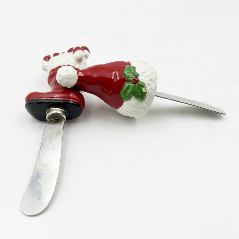 Noel Noel Şapkası Bot el boyalı Yakalama Paslanmaz Çelik Blade Peynir Yayıcı Tereyağı Yayıcı