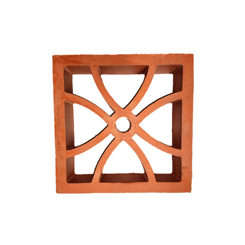 Terakotta Breeze Block El yapımı Kırmızı Tuğla Duvar Plakası Dekoratif Çürük Tuğla