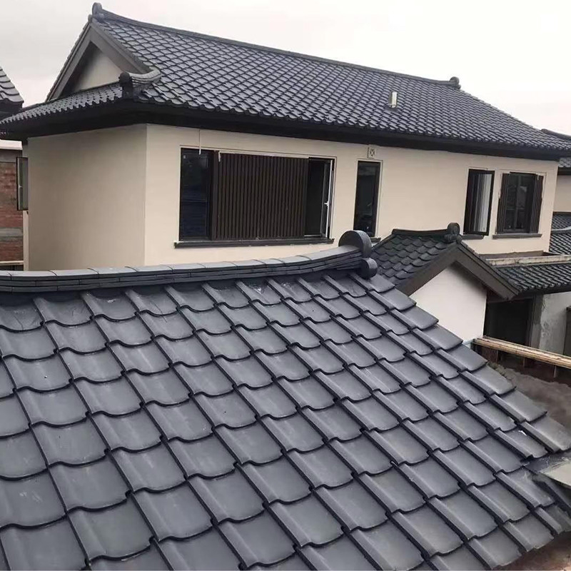 Beton, ahşap veya çelik yapılar için mat ve şeffaf Japon buz geçirmez çatı kiremitleri