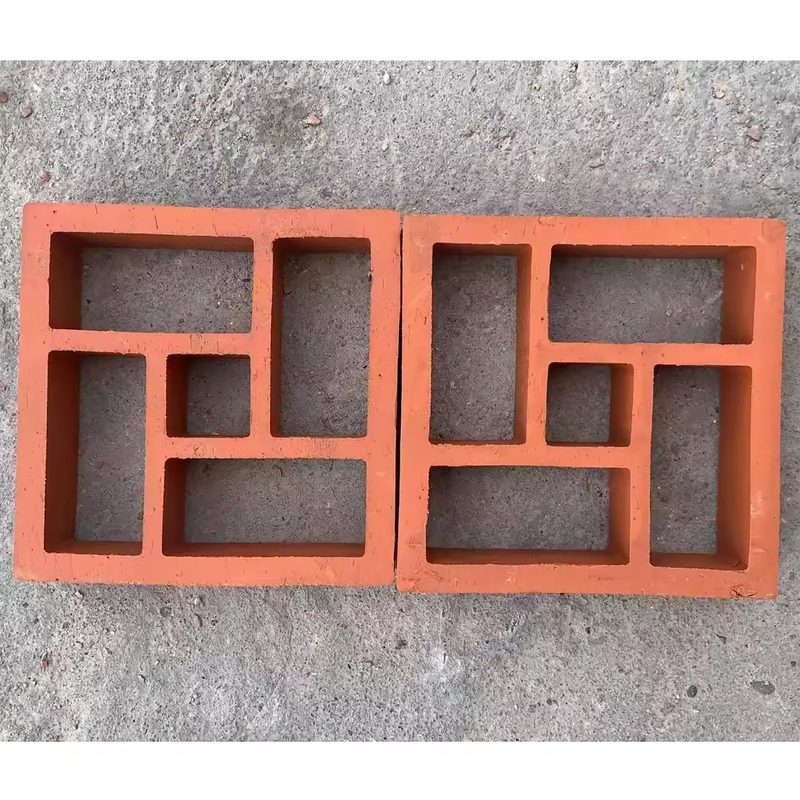 Duvar Dekorasyonu için Briz Blokları Geometrik Desen Terakotta Kil Havalandırma Tuğla Tavan Çürük Dekoratif