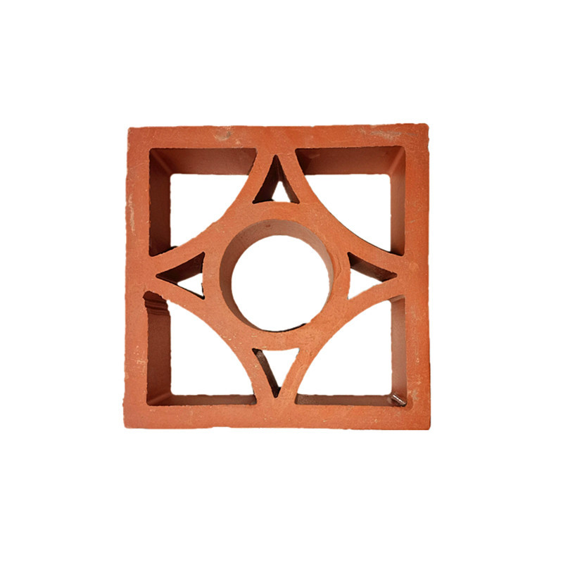 Firebrick Refractory Hafif Modern Tasarım Avlu Dışarısı Çürük Kil Çürük Terakotta Briz Bloku