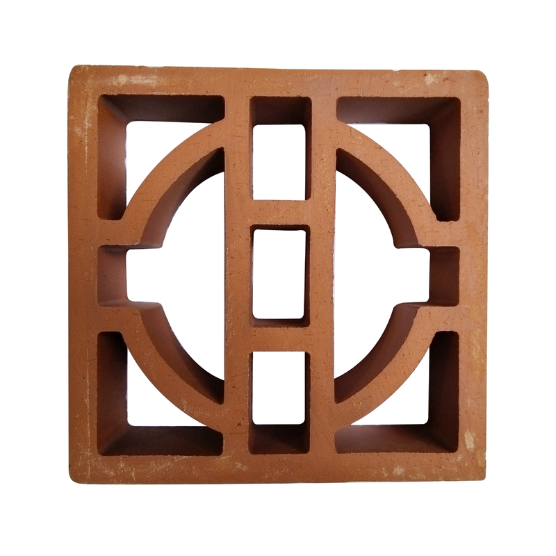 Firebrick Refractory Hafif Modern Tasarım Avlu Dışarısı Çürük Kil Çürük Terakotta Briz Bloku