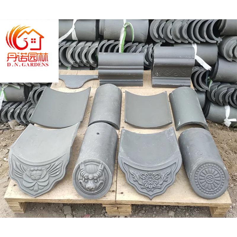 Özel Gri Kil Çatı Çözümleri Eviniz İçin Mükemmellik İçin Yapılmış Çinli Kelepçeler