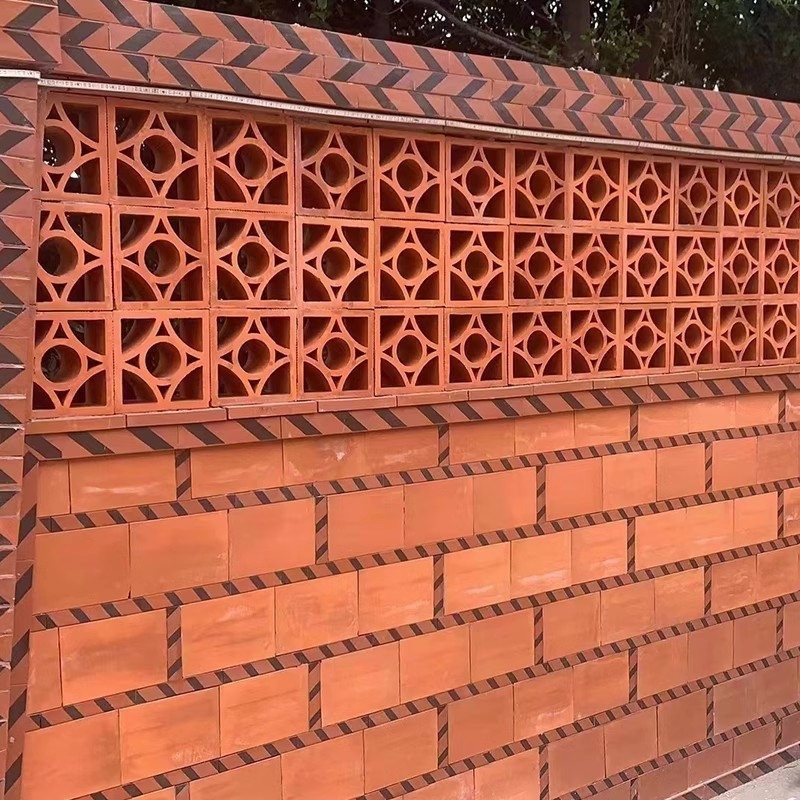 Modern Breeze Block Dekoratif Pencere Terakota Tuğla Ekran Duvar Bölme Plakası