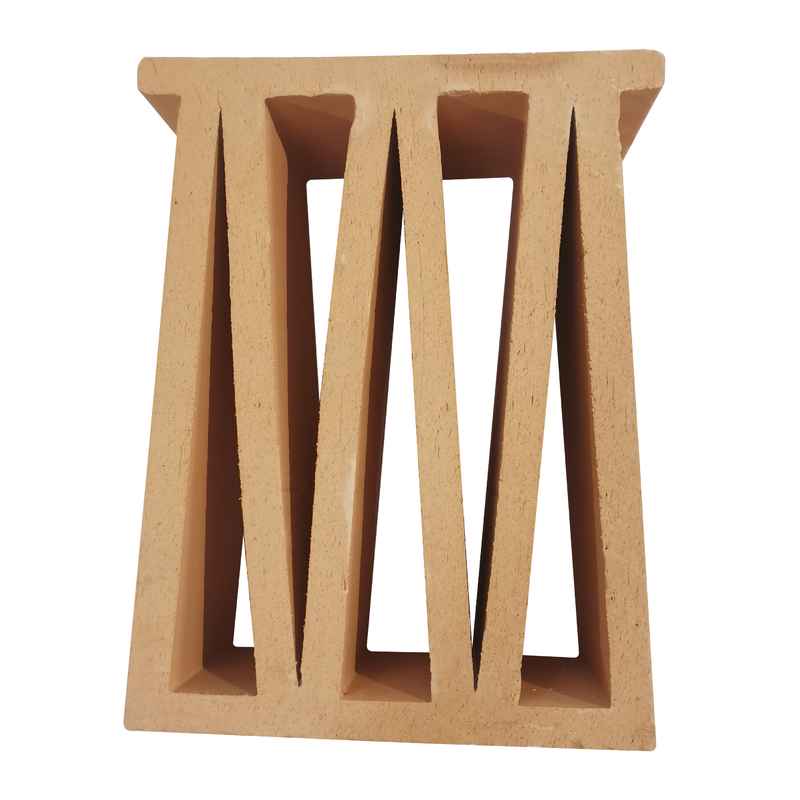 Terakotta Breeze Block Mold M Shape Wall Panel İç Dekoratif Yangın Tuğlaları Dış Perforasyonlu Dekorasyon Tasarımı