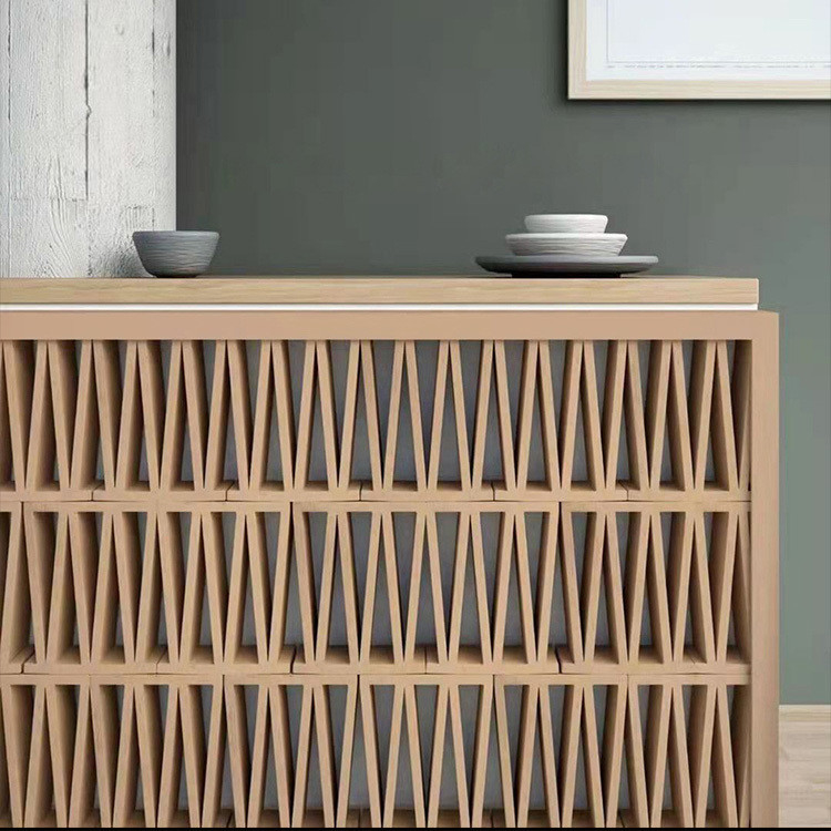 Terakotta Breeze Block Mold M Shape Wall Panel İç Dekoratif Yangın Tuğlaları Dış Perforasyonlu Dekorasyon Tasarımı