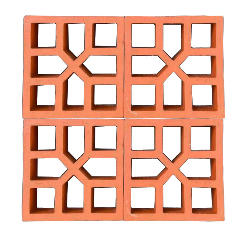 250 * 250 * 70mm Genel Boyut Dekoratif Tuğla Duvar Briz Blok Beton % 7'lik emilim