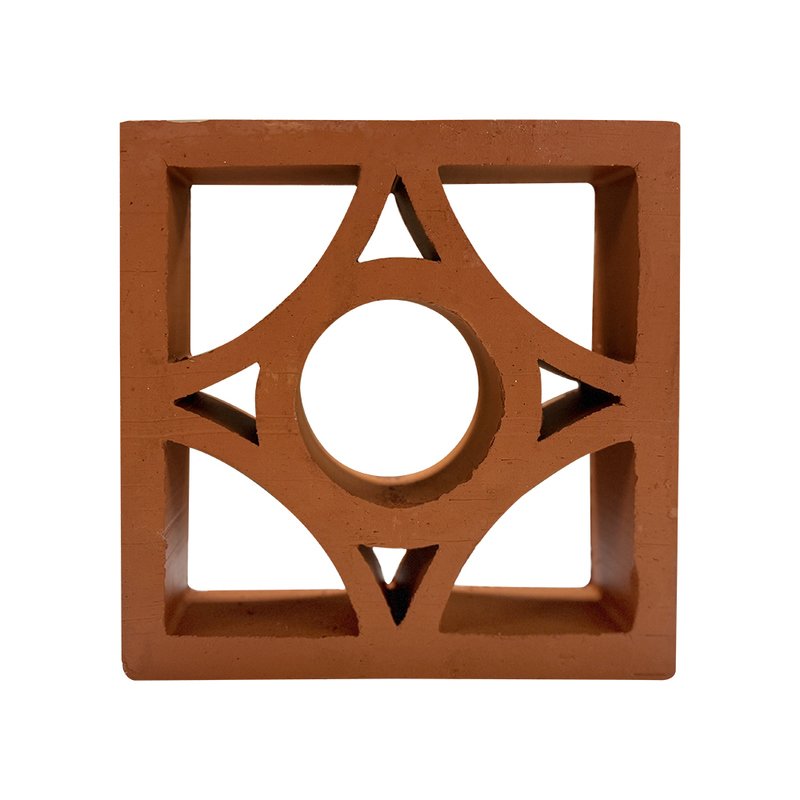 Chinese Retro Style Air Vent Block Decorative Material Building Outdoor Clay Brick Wall Fencing