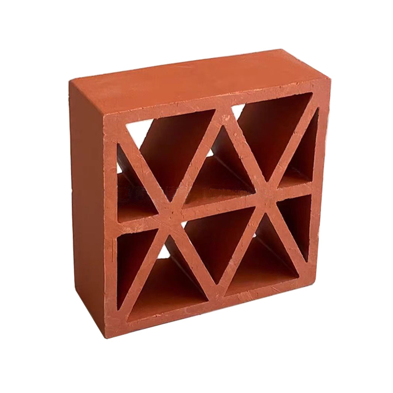Kil Çerez Tuğlalar Yapay Kırmızı Bloklar Bina Duvar Dekoratif Güneş Tuğlaları