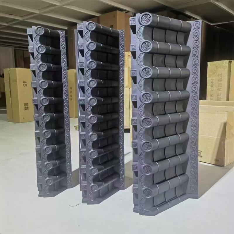 Plastik Çelişkili Çatı Dekorasyonu Destek Bracket ile Tam Set Pvc Çatı Kelepçeleri Çin tarzı