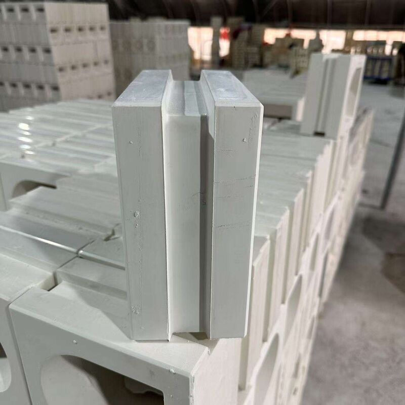 Modern Geometrik Desenli Beton Ekran Blok Duvar Bölme Beton Blok Mimari Cephe Gizlilik Duvarı