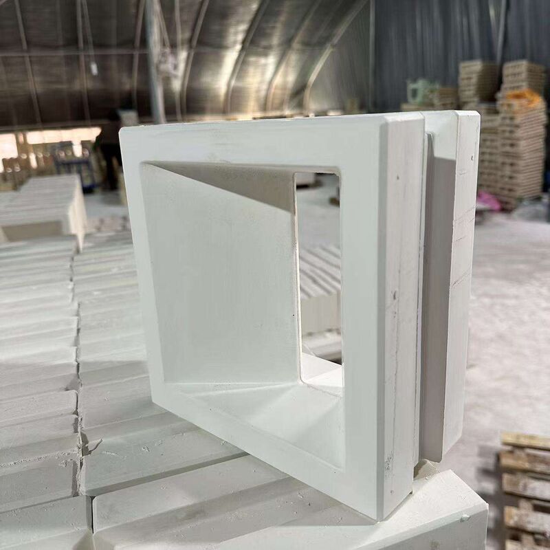 Modern Geometrik Desenli Beton Ekran Blok Duvar Bölme Beton Blok Mimari Cephe Gizlilik Duvarı