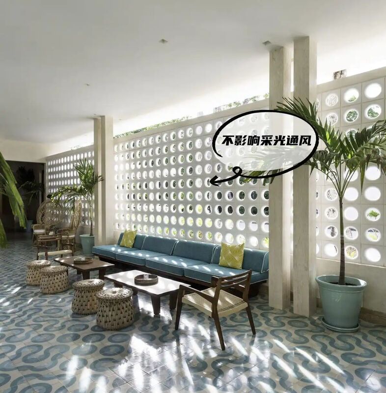 Kıyı Bölgeleri için Tuz-Dayanıklı Beton Ekran Bloku Korozyona Karşı Havalandırma Duvar Blokları Dekorasyon Briz Bloku