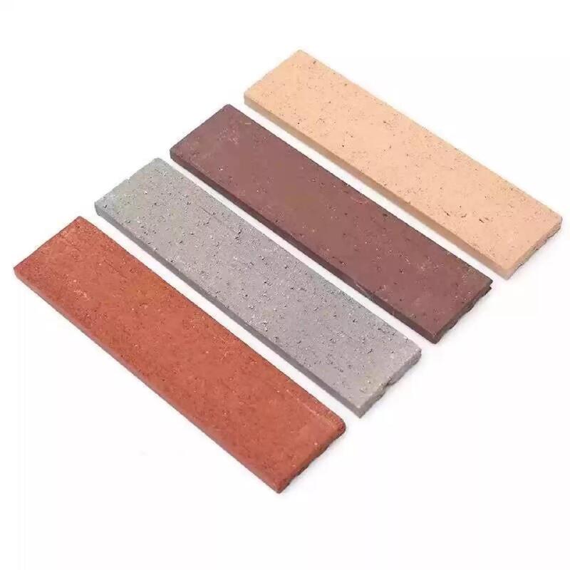 Clay Splitting Matte Bricks Clinker Tiles for House Facades Wall Decorative Outdoor Terracotta Bricks