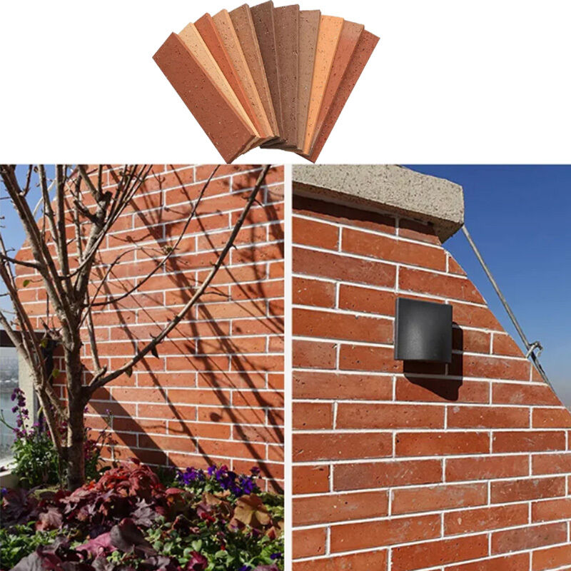 Kil Kırmızı Tuğla Bölme Tuğla Duvar Kaplama Dekoratif Dış Mekan