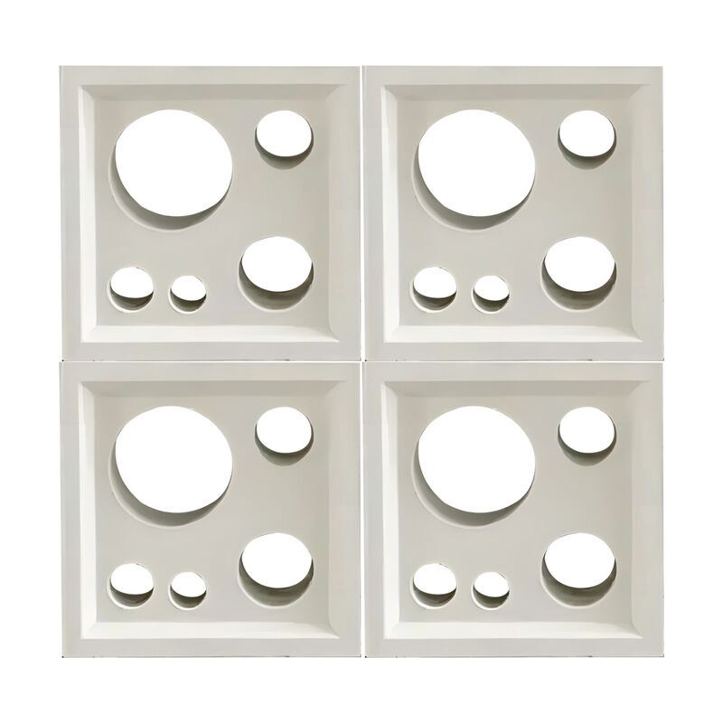 Beton Ekran Blok Cement Çürük Çerez TuğlalarBreeze Blok İç İç Dış Bölmeler Duvar Kaplamaları