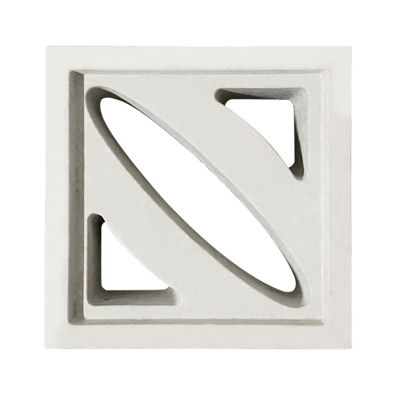 Bahçe Duvarı Ekran Plakeleri Çimento Briz Blokları Şık Bölmeler ve Aksan Duvarları için Ön Kalıp Beton Perforasyonlu ızgara/Tuğla