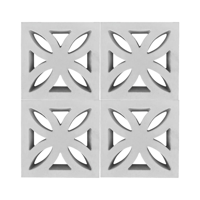 Modern bahçe ekranları ve peyzaj özellikleri için dekoratif delikli tuğlalar