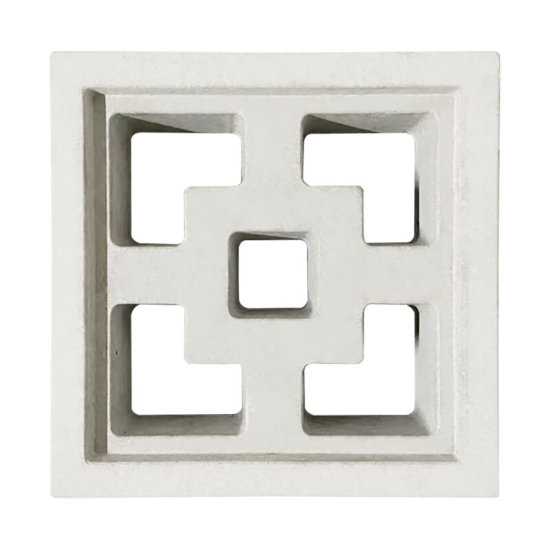 Havalandırmalı Gizlilik Duvar Tuğlaları Beton Brise Blokları Mimarlık Balkonlar ve Tavlan evler için Eğilmiş Brise Blokları