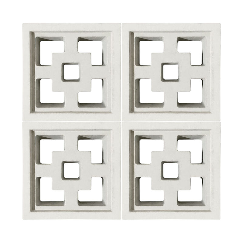 Havalandırmalı Gizlilik Duvar Tuğlaları Beton Brise Blokları Mimarlık Balkonlar ve Tavlan evler için Eğilmiş Brise Blokları