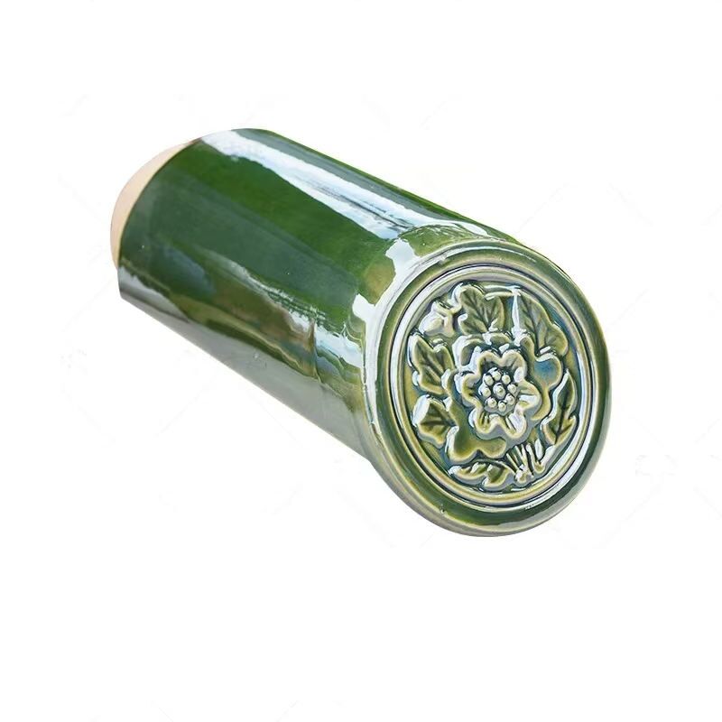 Gerçek geleneksel Çin tapınağı için yeşil Çin çatı kiremitleri