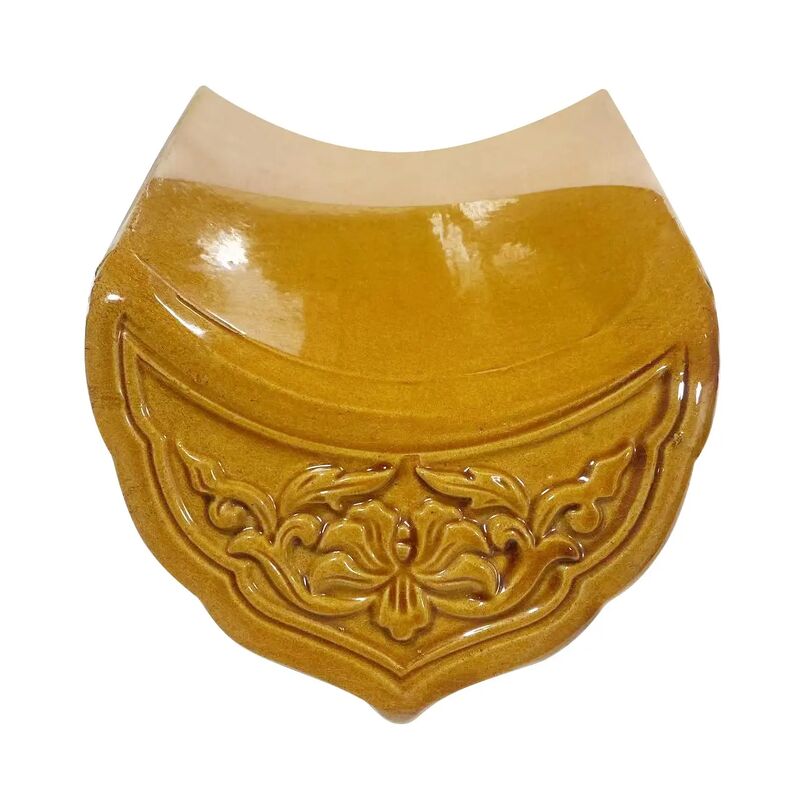 İnşaat malzemesi Antik tarzı camlı çatı kiremitleri Tapınak Manastır inşaatı için altın çatı çelişkisi