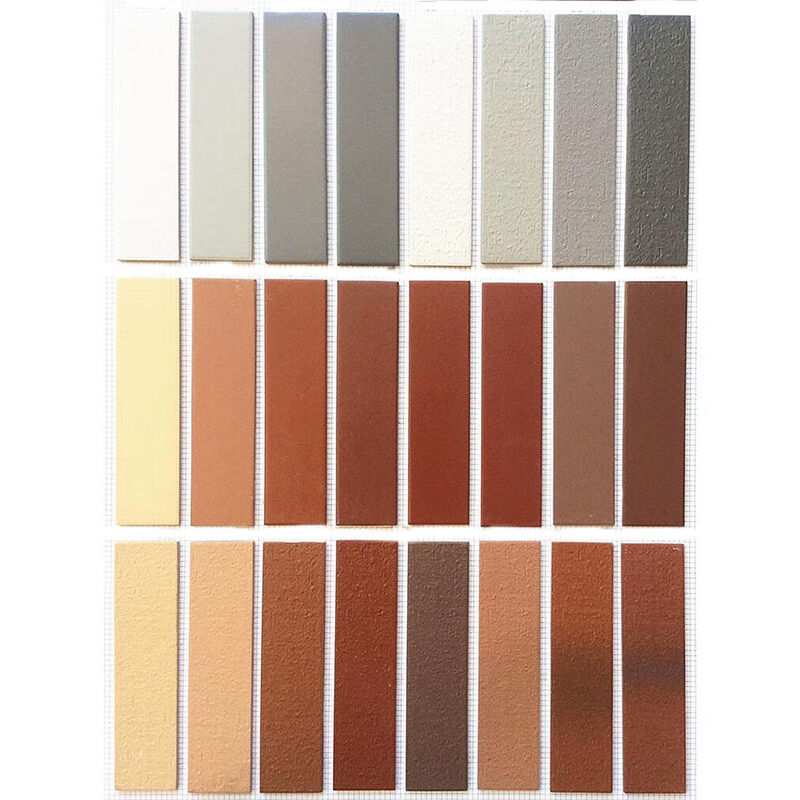 Dış Cephe Duvar Karoları Bölme Yüzlü Tuğla Kil Ham Maddeli Tel Kesim Tuğla Yüzey Klinker Karo Ev Cepheleri İçin