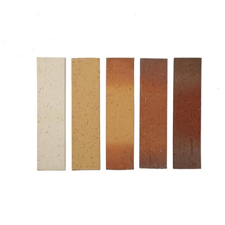 Fırınlanmış Bitirme Bölünmüş Yüz Tuğla Kaplama Karo ile Doğal Kil Dış Cephe Duvar Kaplama Karosu, Kafe ve Konut Cepheleri İçin