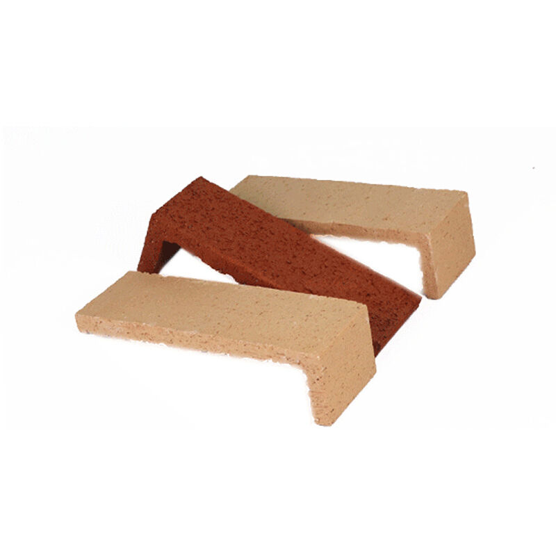 Cephe ve Peyzaj Tasarımı İçin Açık Sarı Kil Bölünmüş Yüzlü Tuğla Rustik Dış Cephe Kaplaması Çok Renkli Seçenekler