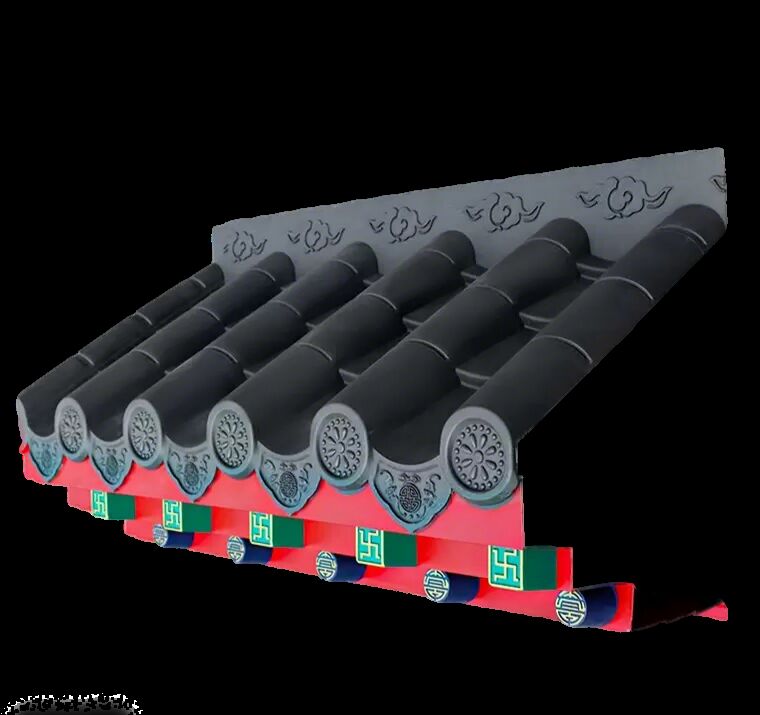 Hafif Plastik Antika Çatı Taşları   traditional Chinese Eaves Sheet Building Materials for Commercial & Residential