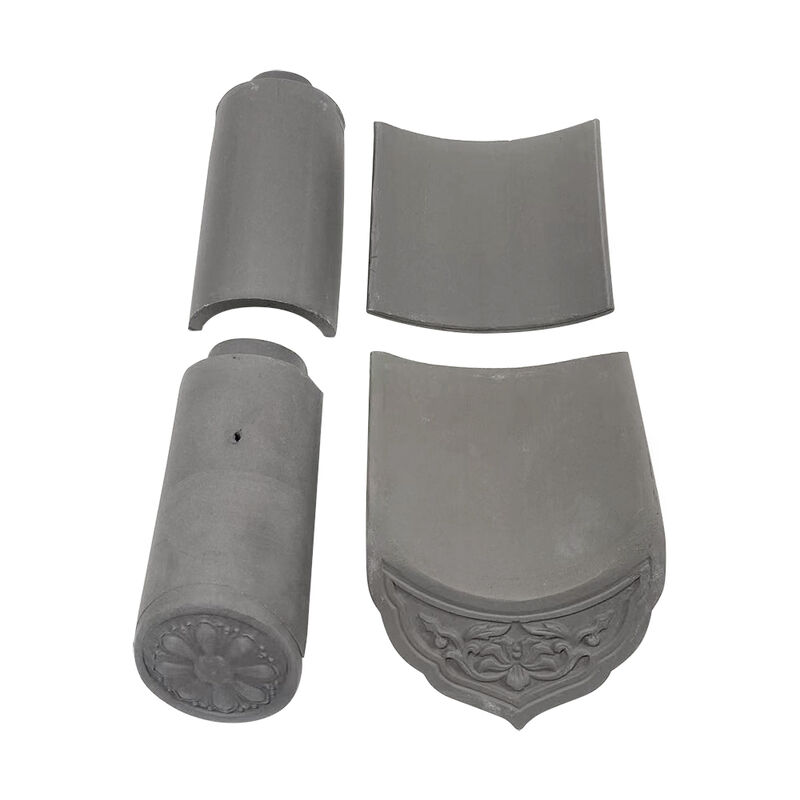 Bahçe Gazebo/Pavilion Çin Gri Kil Çatı Plakaları Satılık Tüm Seti Kurulum Yönergesi