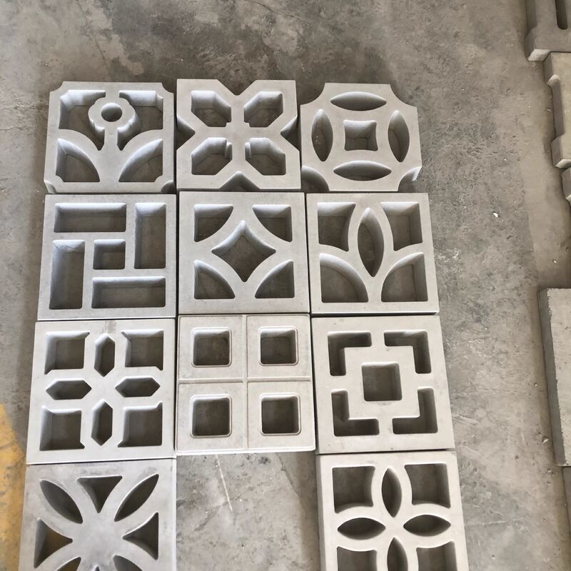 Breeze Block Dekoratif Beton Havalandırma Birimleri Şık İç Bölmeler ve Aksan Duvarları için Cinder Block