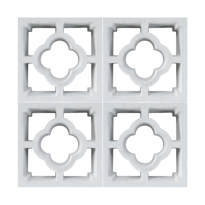 Breeze Block Dekoratif Beton Havalandırma Birimleri Şık İç Bölmeler ve Aksan Duvarları için Cinder Block