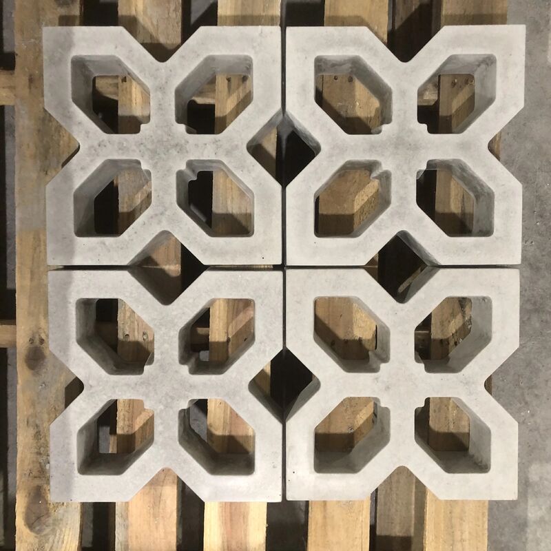 Özel Çimento Oyuk Tuğla Beton Esinti Blok İç ve Dış Duvar Bölme Dekorasyonu