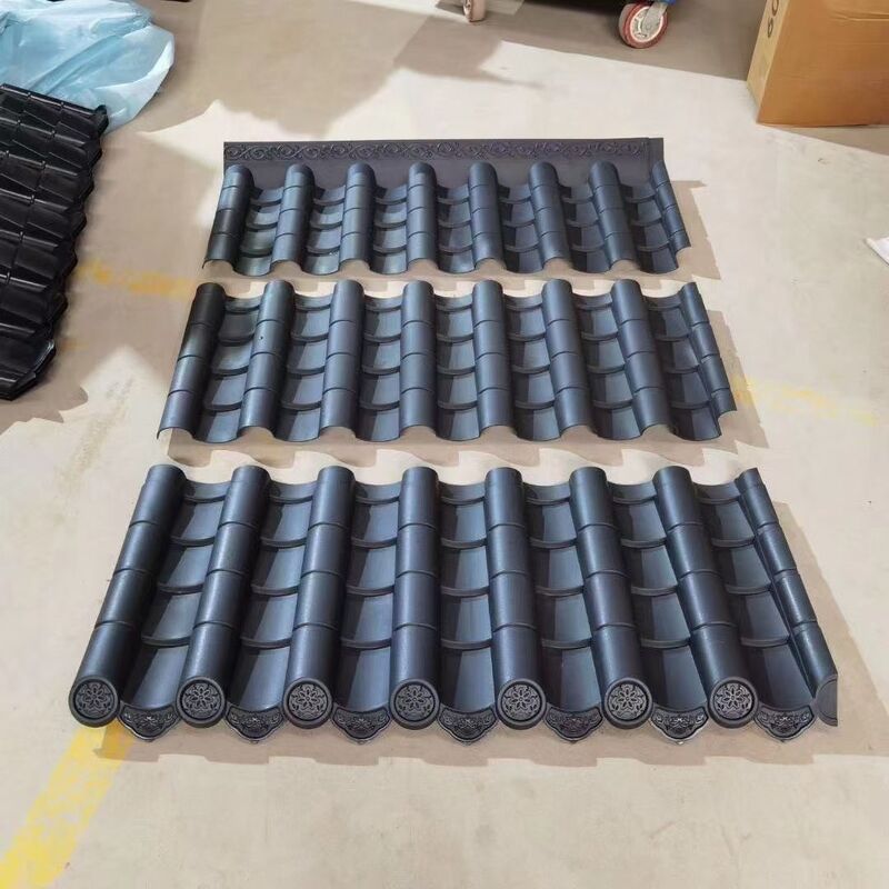 Sentetik reçin plastik çatı tepe ASA PVC çatı levhası seramik tepe konut villalar için arıyor Gazebo Dış bina çatısı
