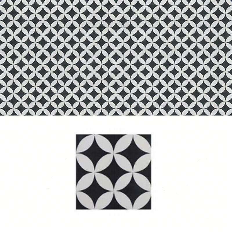 Çimento Karosu 200x200mm Elegance Benzersiz Geometrik Tasarım Dekorasyon Zemin Duvar Karosu Özelleştirilebilir